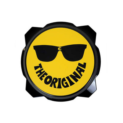 6" Pro6 Gravity® Light cover - Smiley Face Yellow / Black KC Logo