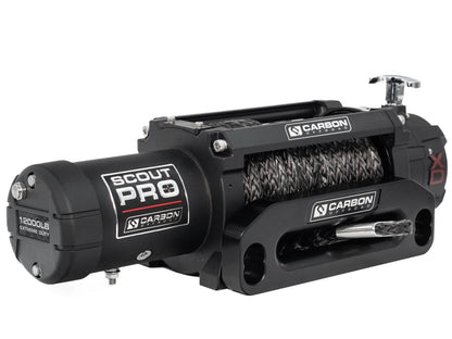 Carbon Scout Pro - 12000lb Winch With Black Hook V3